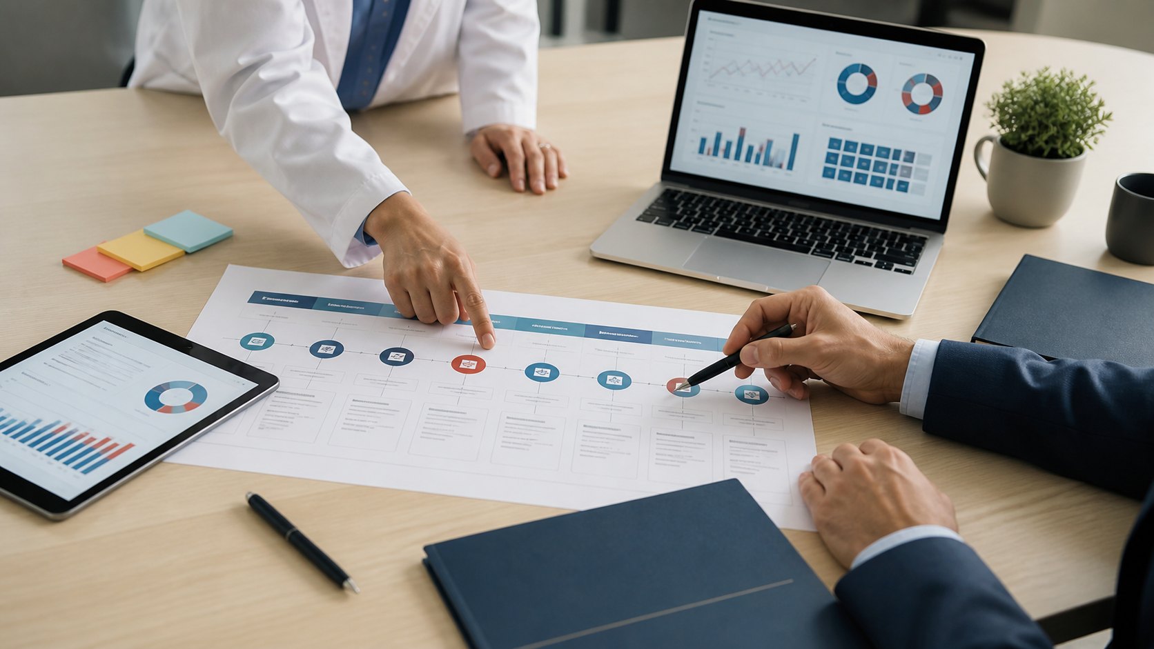 Practice performance assessment roadmap and KPI dashboard review